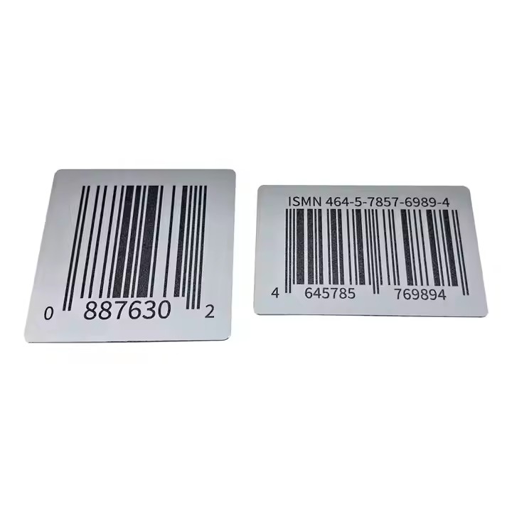 Durable digital printing metal plant barcode label for outdoor nursery use