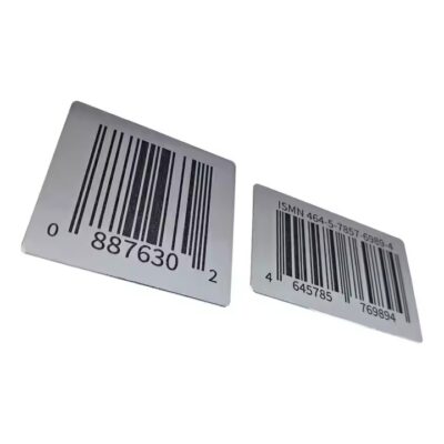 Durable digital printing metal plant barcode label for outdoor nursery use