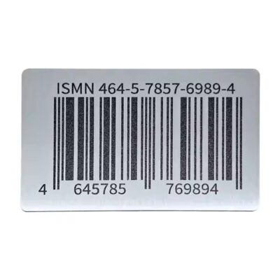 Durable digital printing metal plant barcode label for outdoor nursery use